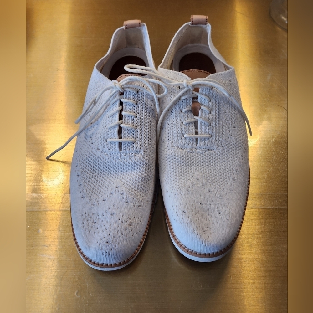 White Cole Haan Lace-Up Men's Shoes Size 10.5